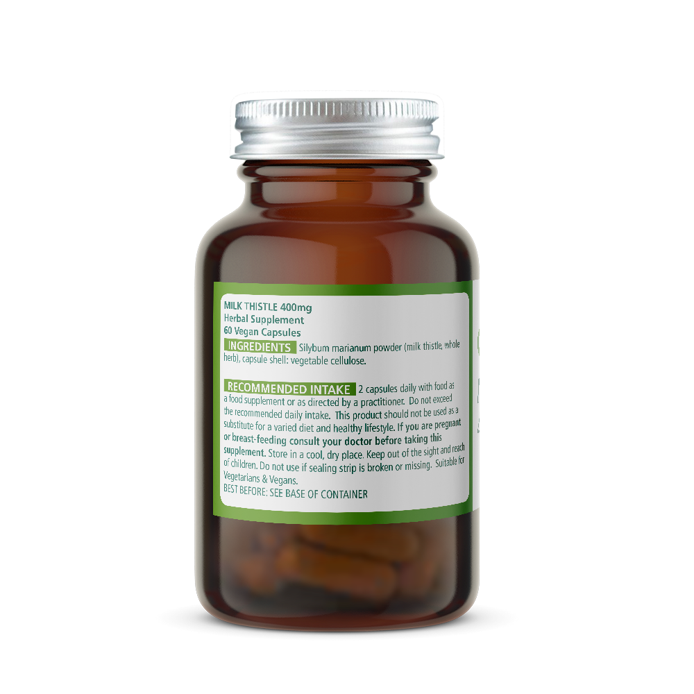 Vitamins bottle with a label on a white background