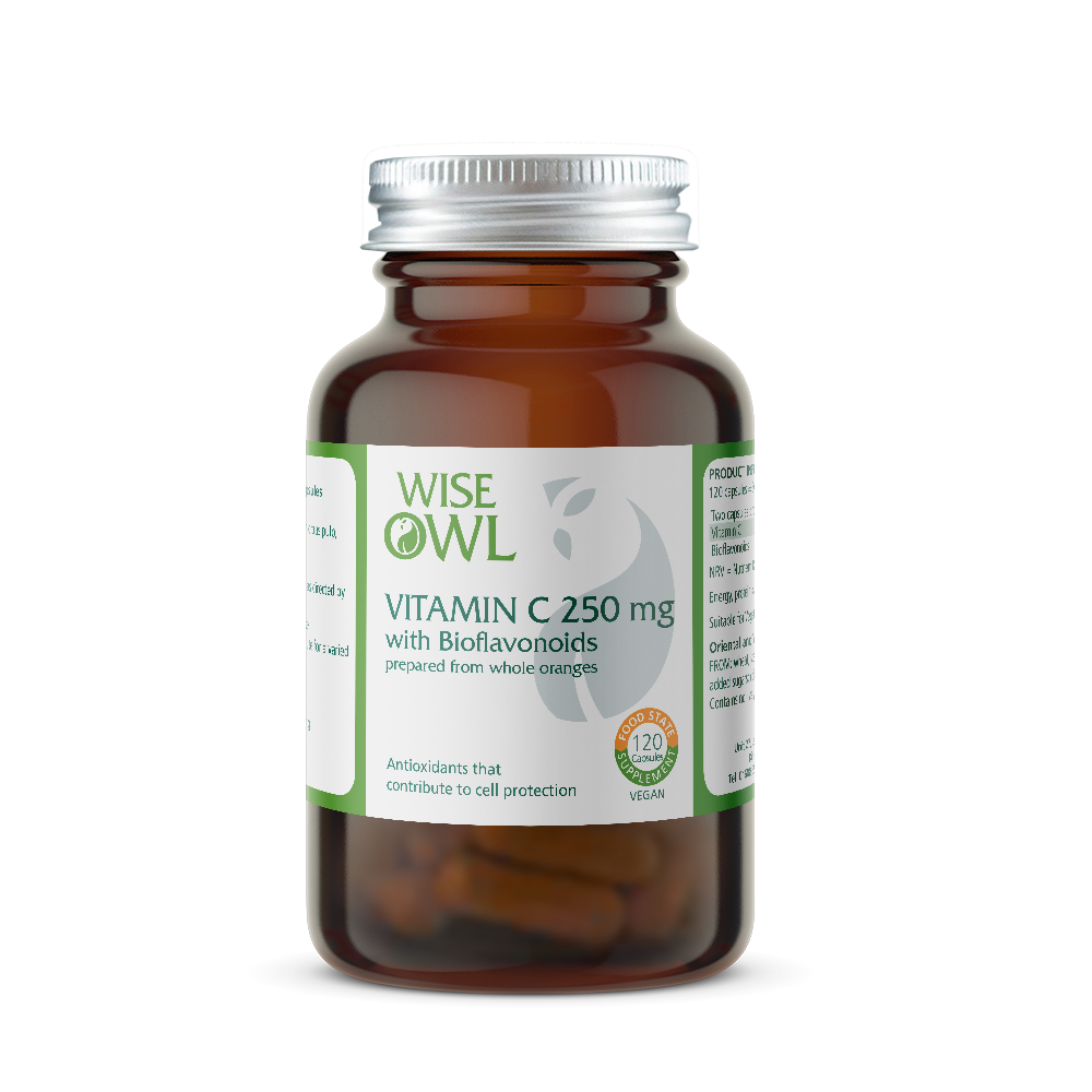 wise owl health vitamin c with bioflavonoids