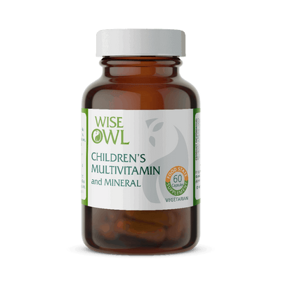 Children's Multivitamins and Minerals x 60 Capsules (Food State) - Wise Owl Health