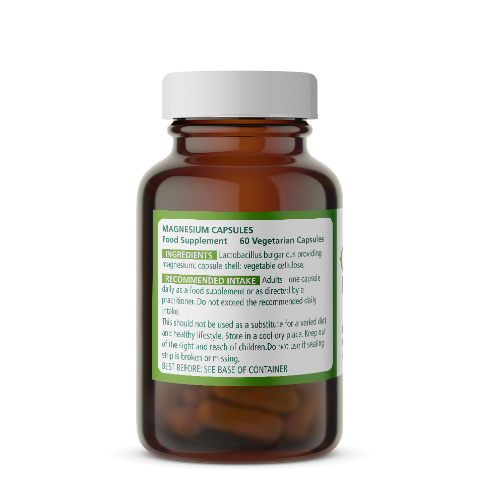 Magnesium – 100mg x 60 Capsules (Food State)